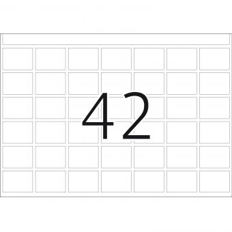 HERMA Étiquettes adhésives pour presses, DP1, 2870, papier blanc, 16x22 mm, 240 f./10.000 étiquettes 