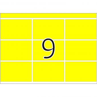 HERMA Étiquettes adhésives pour presses, DP1, 2951, papier jaune, 34x53 mm, 280 f./2.500 étiquettes 