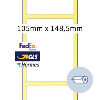 HERMA Étiquettes en rouleau thermotransfert, 58007, papier blanc, 105x148,5mm, 1.000 ét/r./min 156 r 