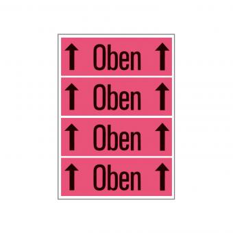 HERMA Étiquettes OBEN, 6756, papier rouge fluo, 118x39 mm, 250 feuilles/1.000 étiquettes 