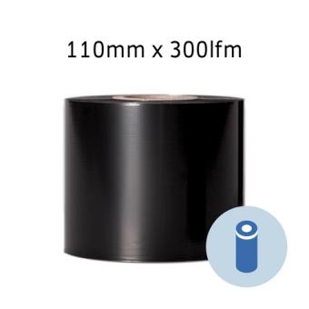 HERMA ruban TT cire/résine Vario, imprimante à tête plate, 80031, noir, extérieur, 110mm x300lfm 