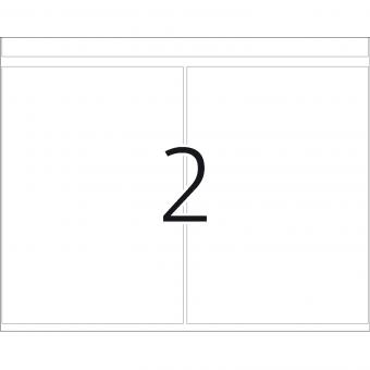 HERMA Étiquettes adhésives pour presses, DP1, 3180, papier blanc, 74x105 mm, 252 f./500 étiquettes 