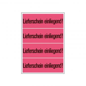 HERMA Étiquettes LIEFERSCHEIN, 6754, papier rouge fluo, 118x39 mm, 250 feuilles/1.000 étiquettes 