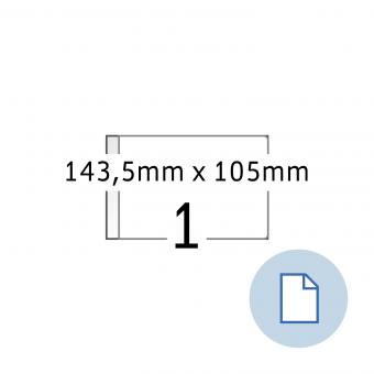 HERMA Étiquettes A6, 8492, papier blanc, 143,5x105 mm, 2.000 feuilles/2.000 étiquettes 